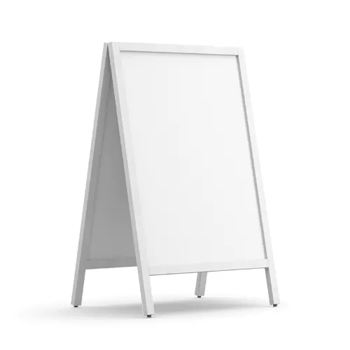 Wood A Frame Chalkboard Sign Mockup